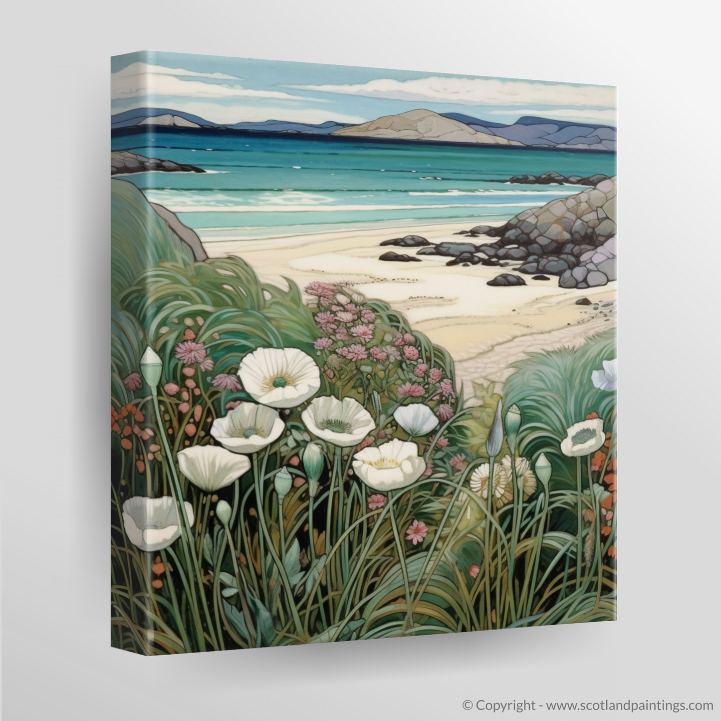 Enchanted Shores of Morar: An Art Nouveau Tribute