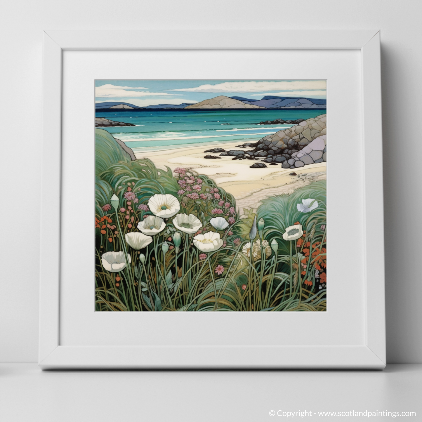 Enchanted Shores of Morar: An Art Nouveau Tribute