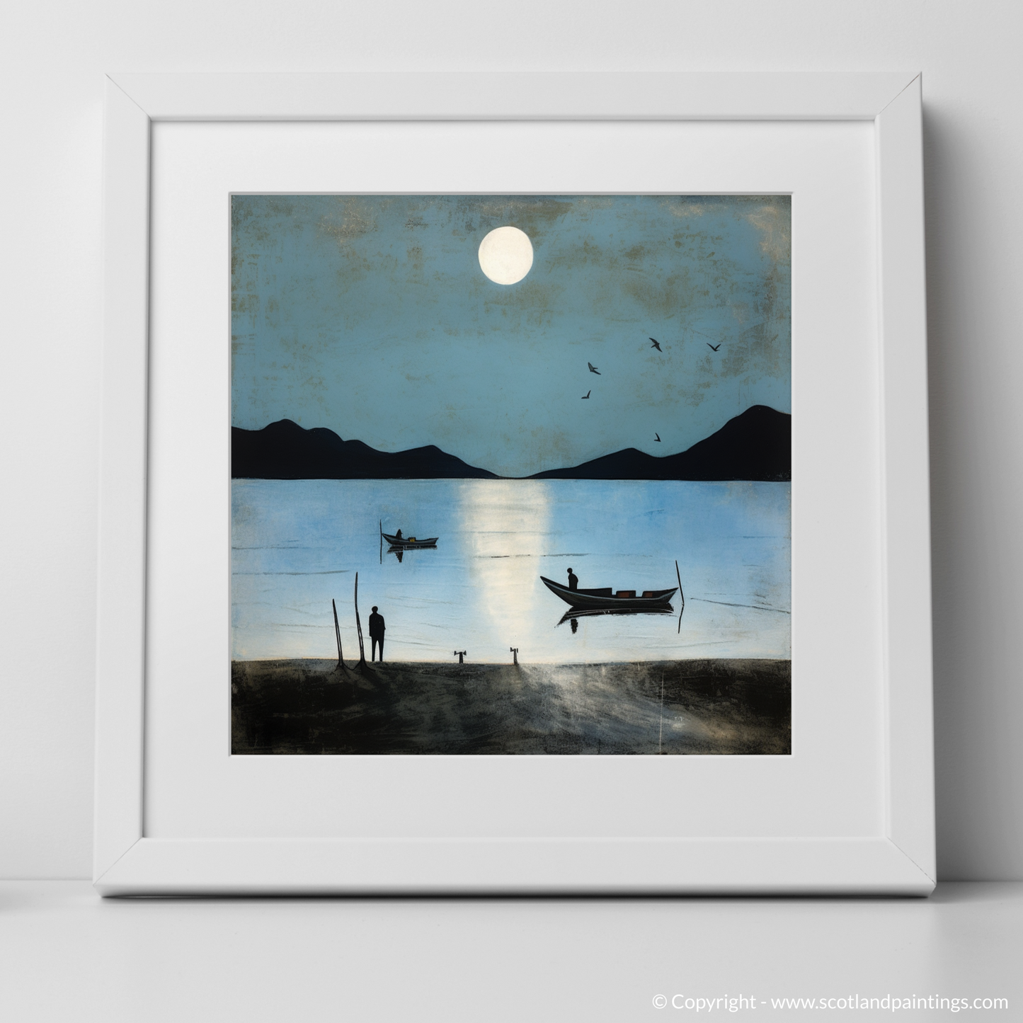 Moonlit Serenade at Silver Sands of Morar