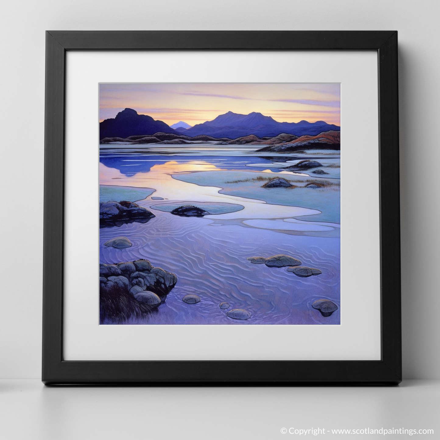 Dusk Embrace at Silver Sands of Morar