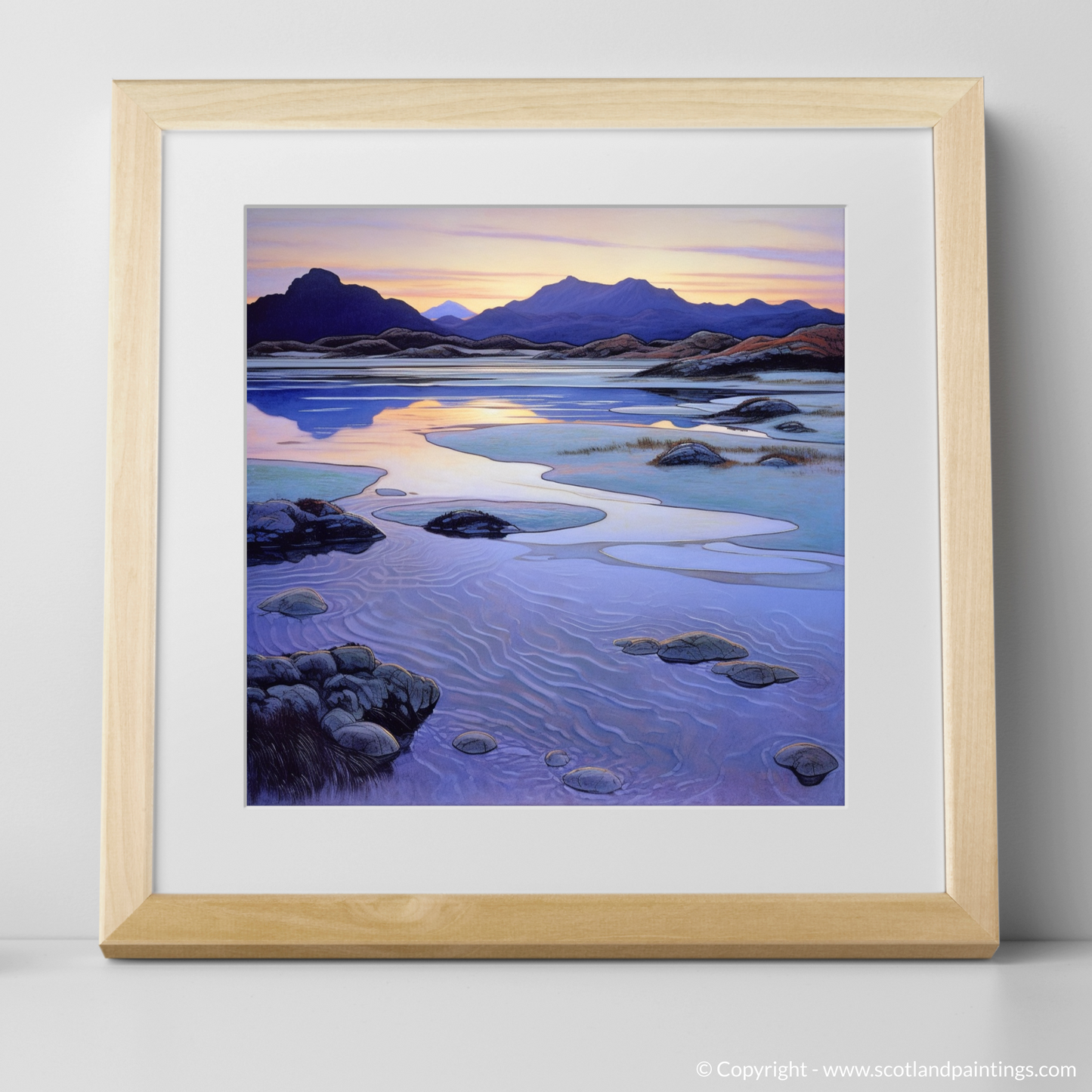 Dusk Embrace at Silver Sands of Morar