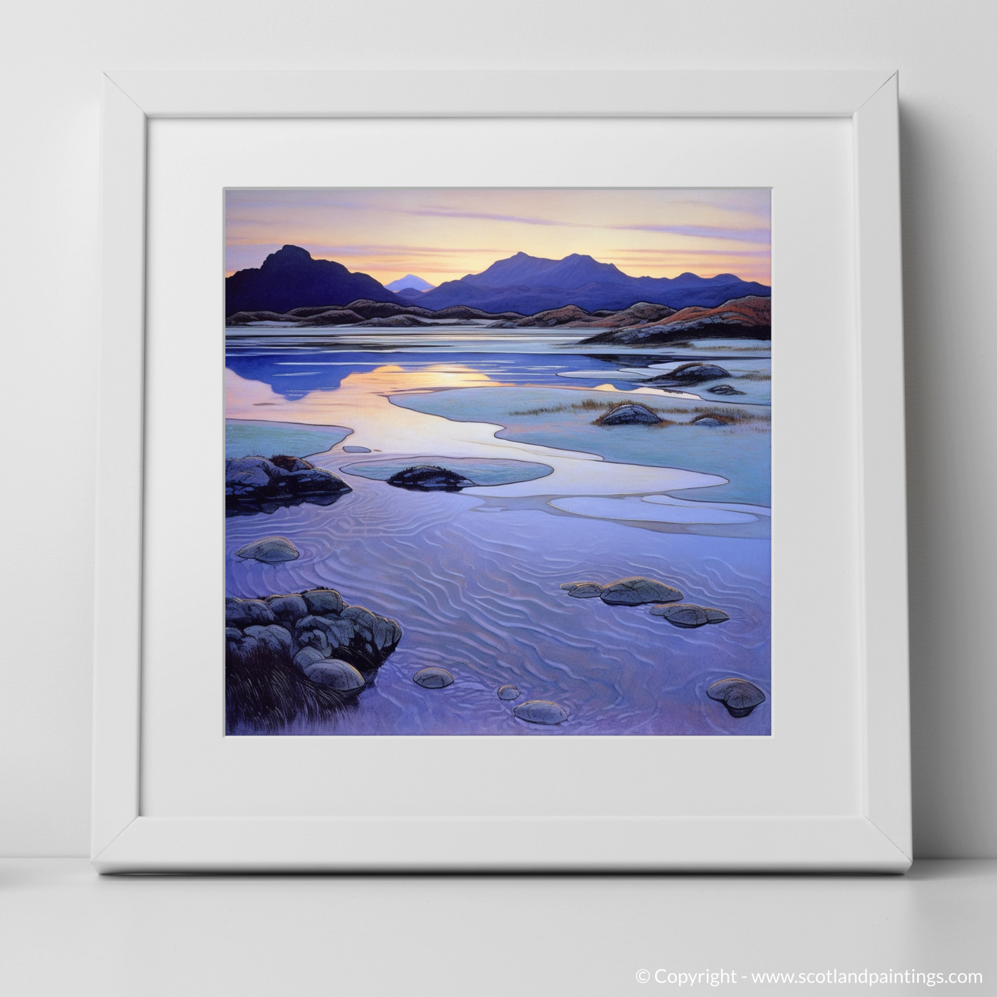 Dusk Embrace at Silver Sands of Morar