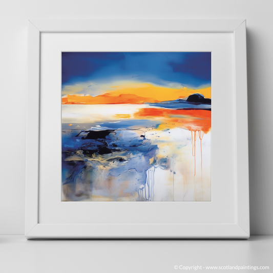 Abstract Sunset at Silver Sands of Morar