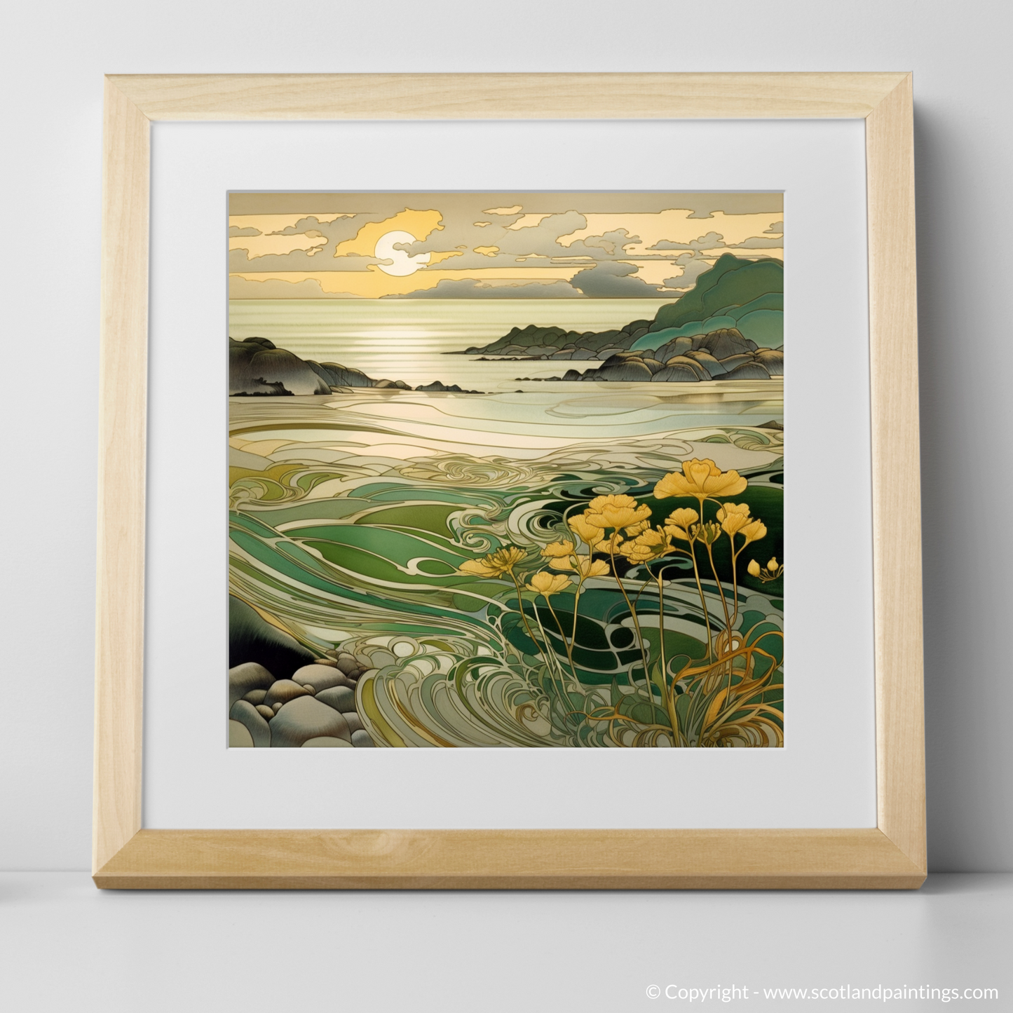 Golden Hour Serenity at Silver Sands of Morar