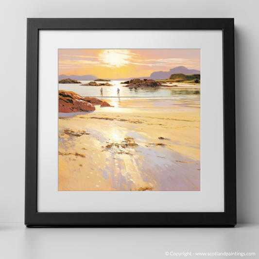 Golden Hour Glow at Silver Sands of Morar