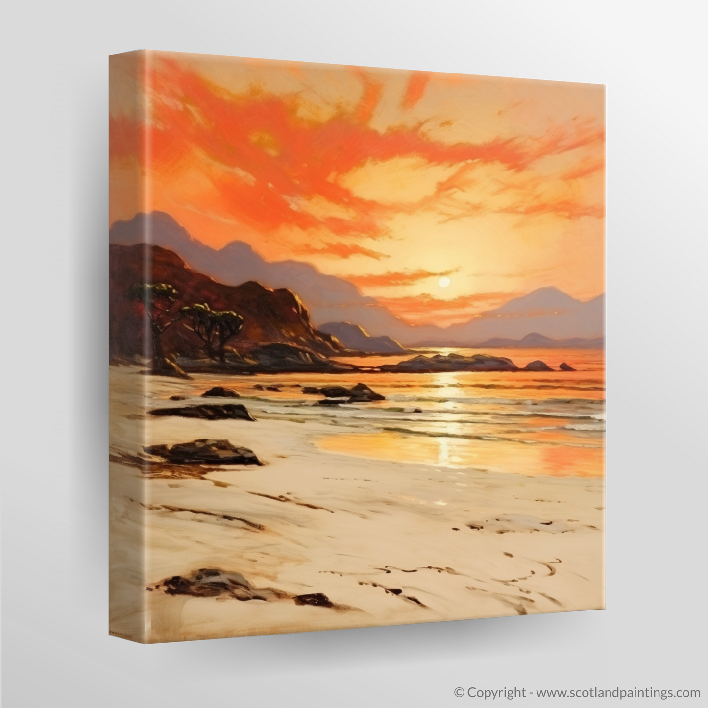 Sunset Serenade over Silver Sands of Morar