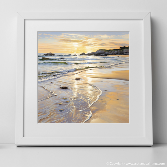 Golden Hour Serenity at Silver Sands of Morar