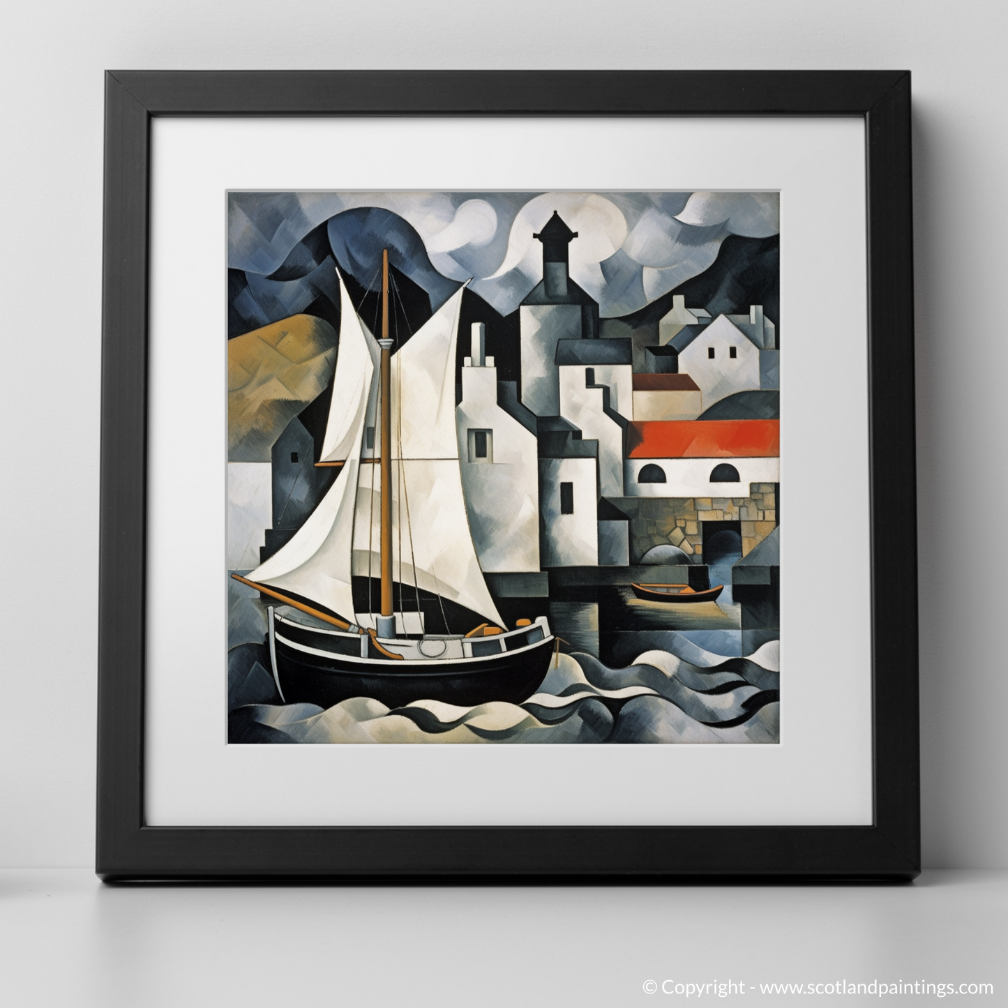 Cubist Voyage at Portree Harbour