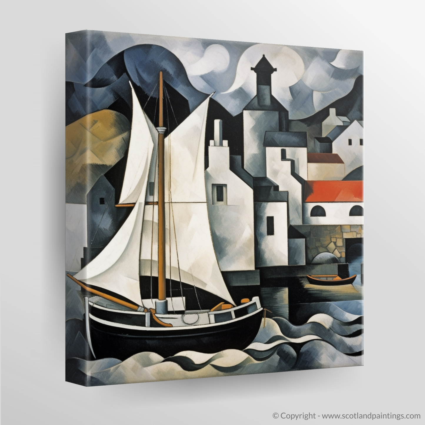 Cubist Voyage at Portree Harbour