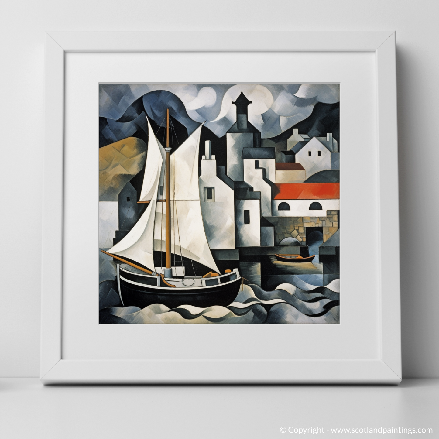 Cubist Voyage at Portree Harbour