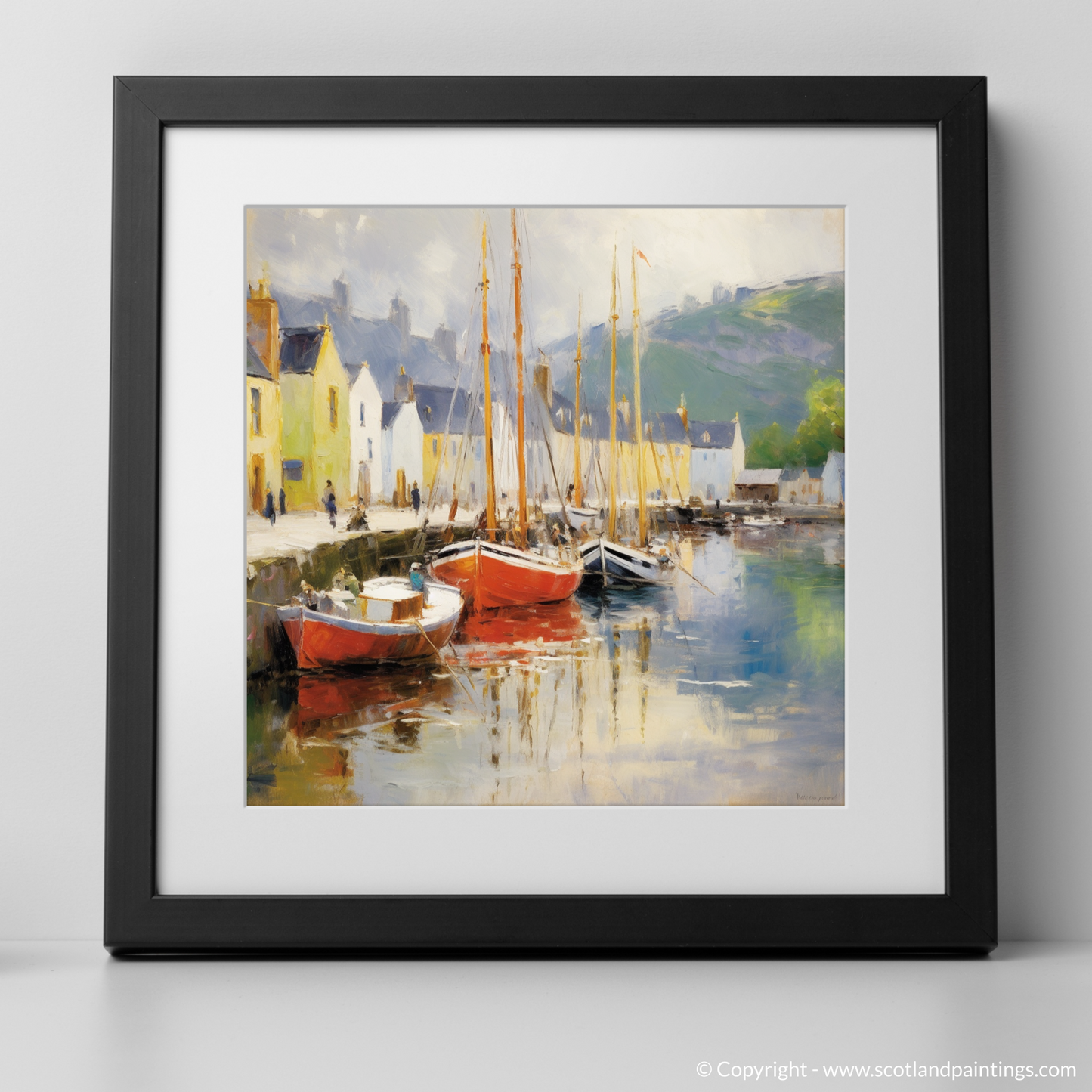 Harbour Serenity: A Dance of Colour at Portree Isle