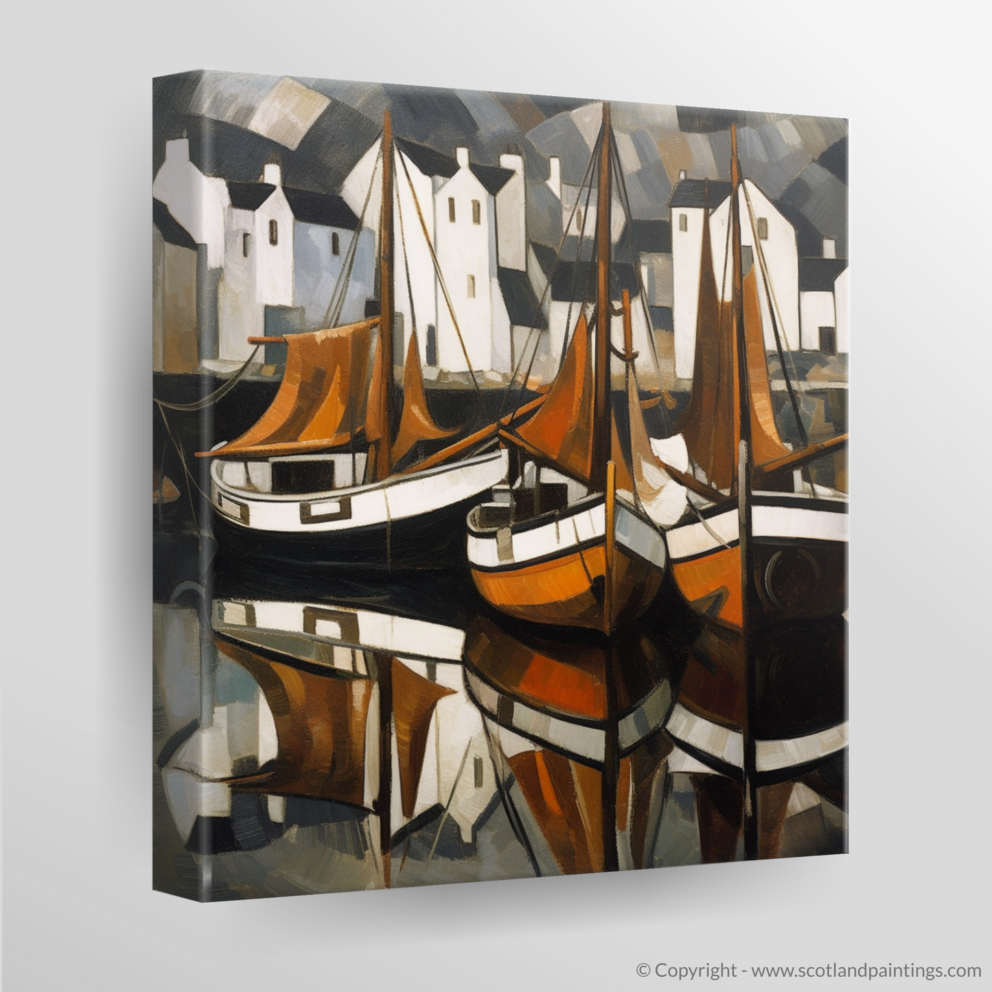 Cubist Splendour of Portree Harbour