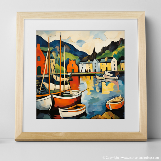 Vivid Whimsy at Portree Harbour - A Fauvist-Inspired Isle of Skye Masterpiece