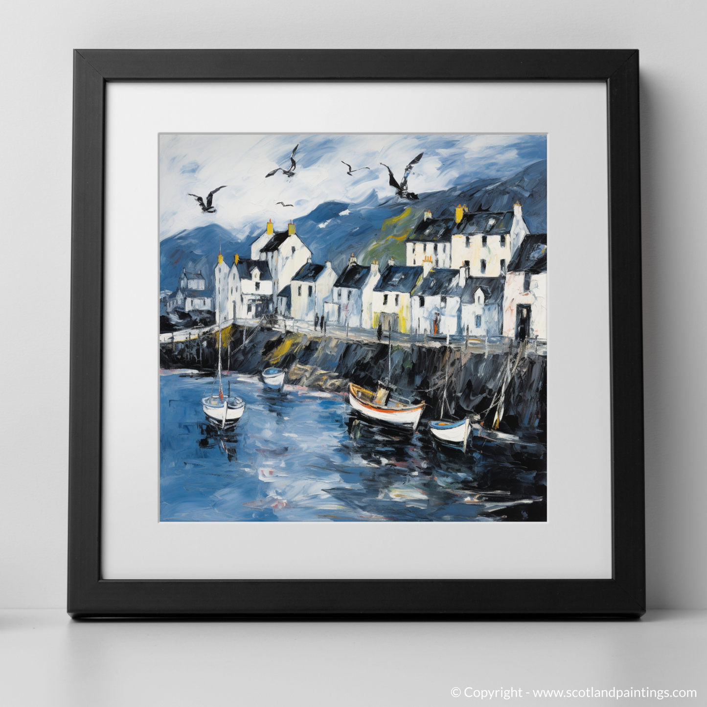 Abstract Reverie of Portree Harbour