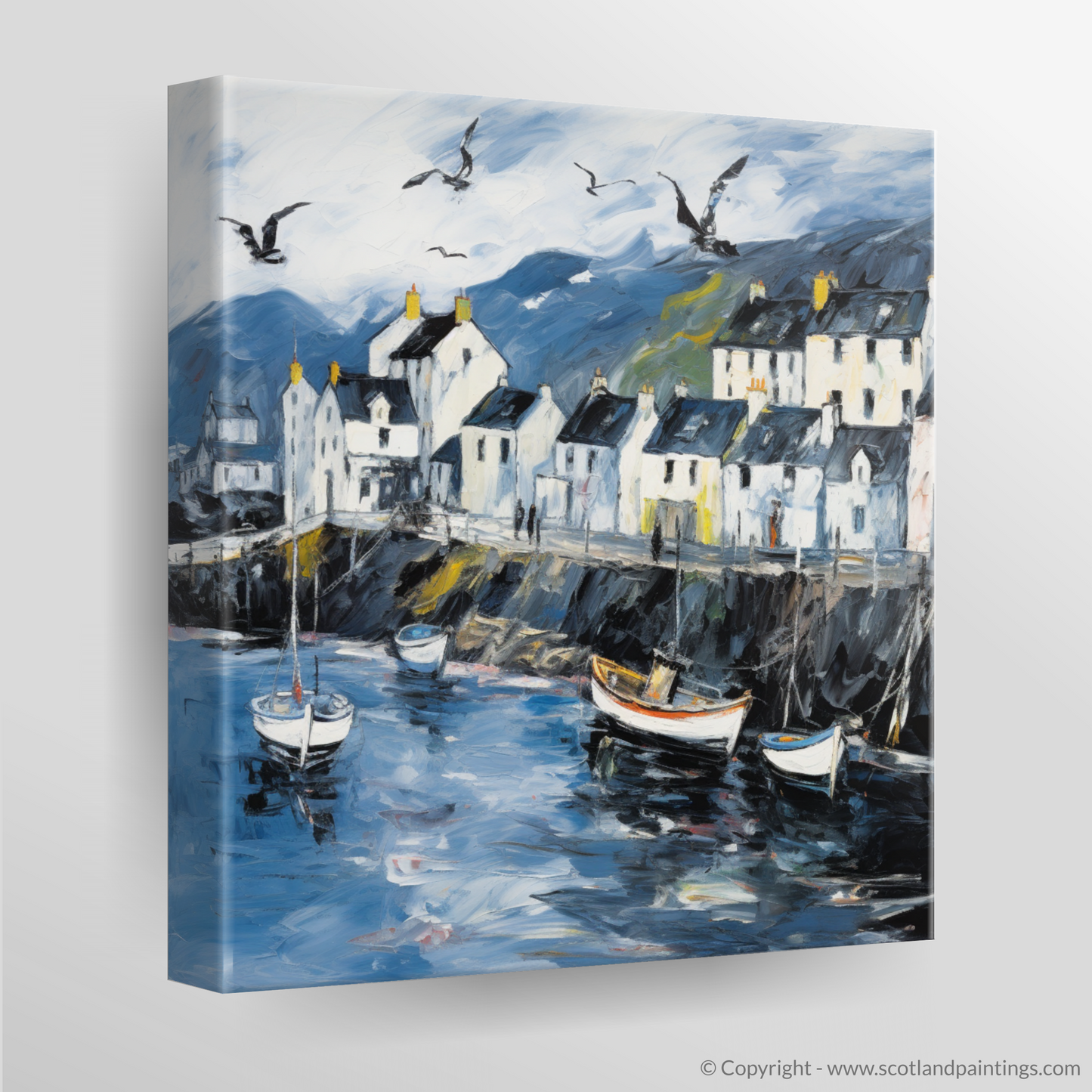 Abstract Reverie of Portree Harbour