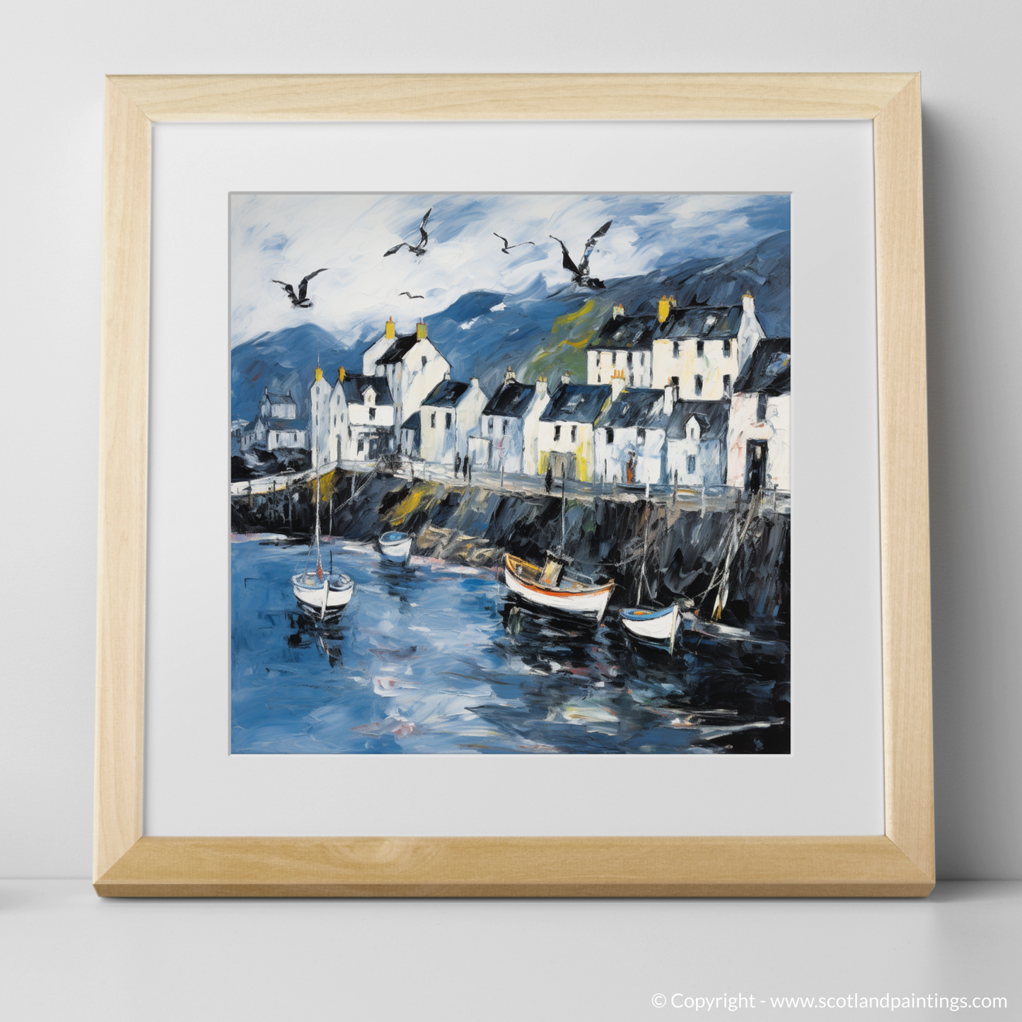 Abstract Reverie of Portree Harbour