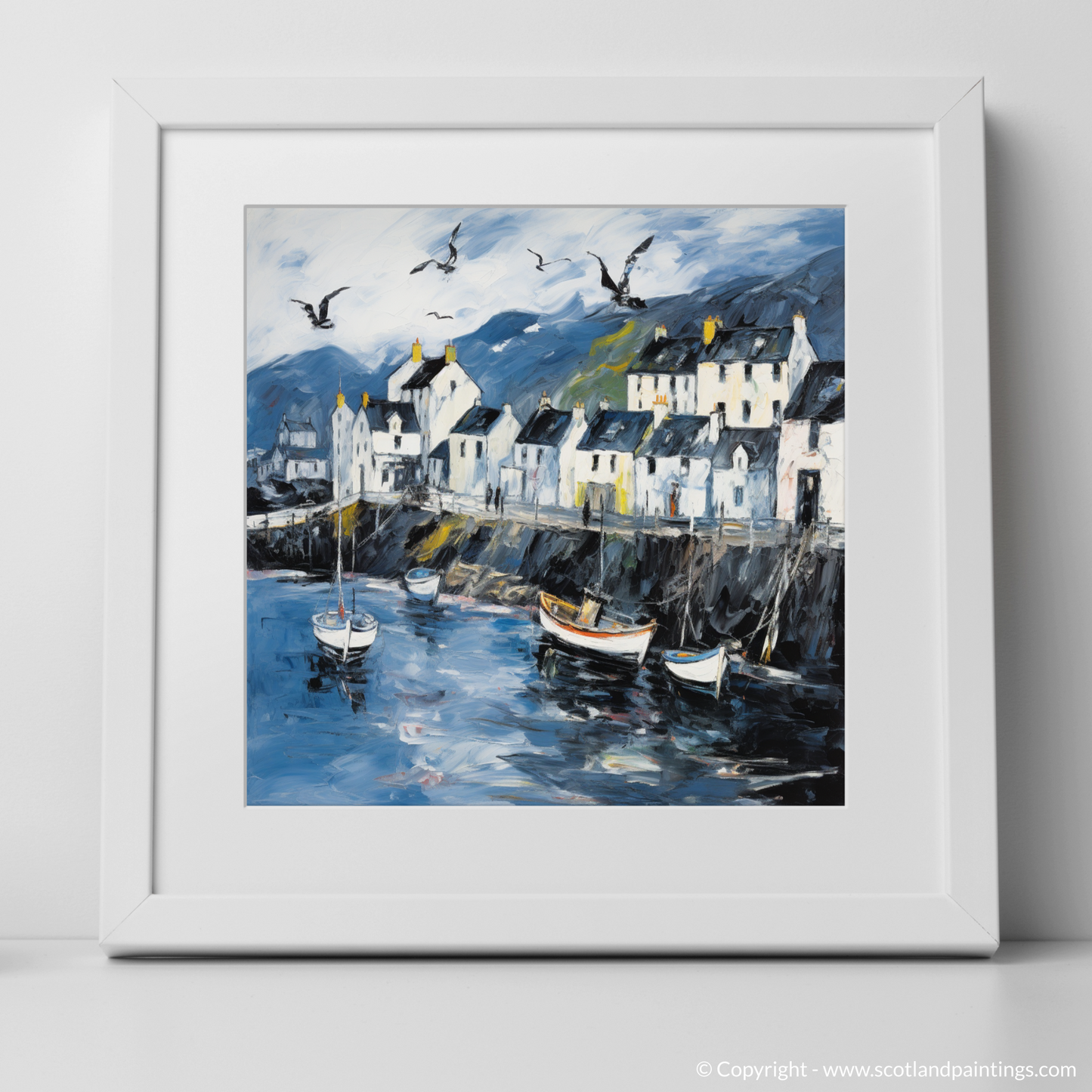 Abstract Reverie of Portree Harbour