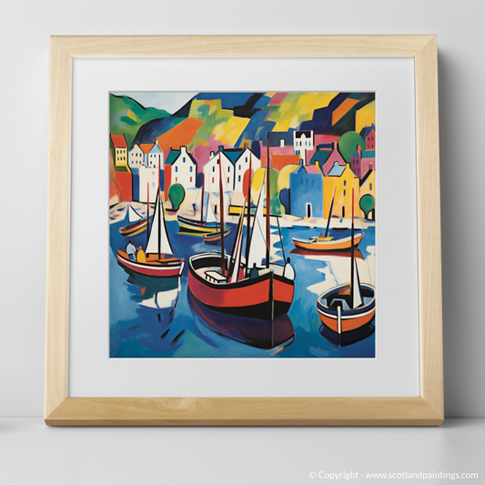 Portree Harbour: A Fauvist Symphony of Colour and Light