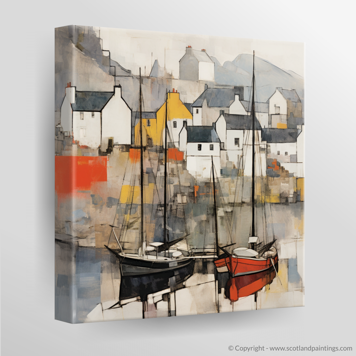 Abstract Essence of Portree Harbour