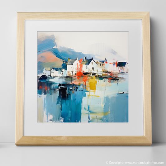 Portree Harbour Dreamscape: An Abstract Ode to Scottish Shores