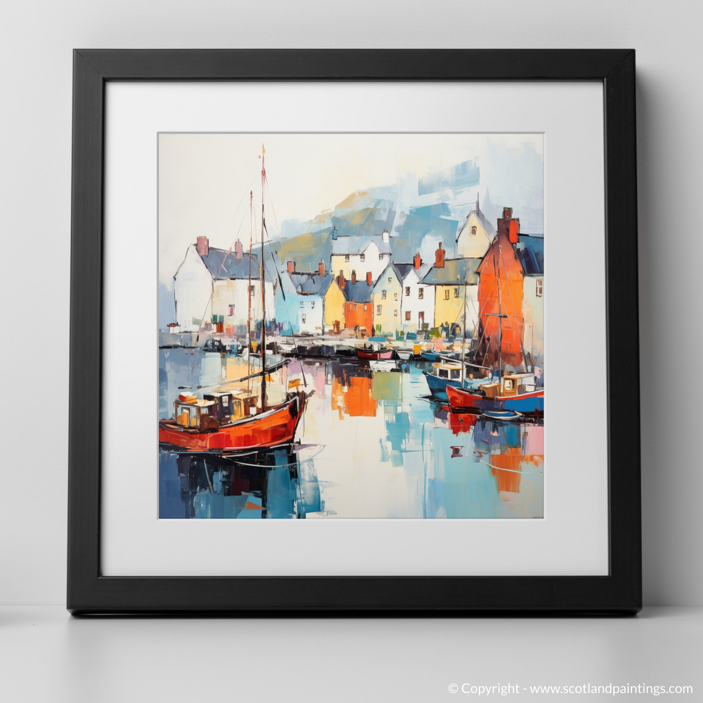 Harbour Hues: An Abstract Ode to Portree