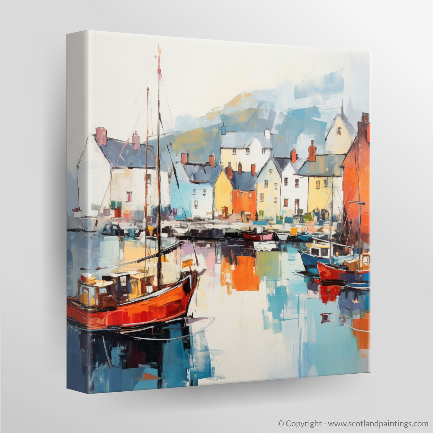 Harbour Hues: An Abstract Ode to Portree