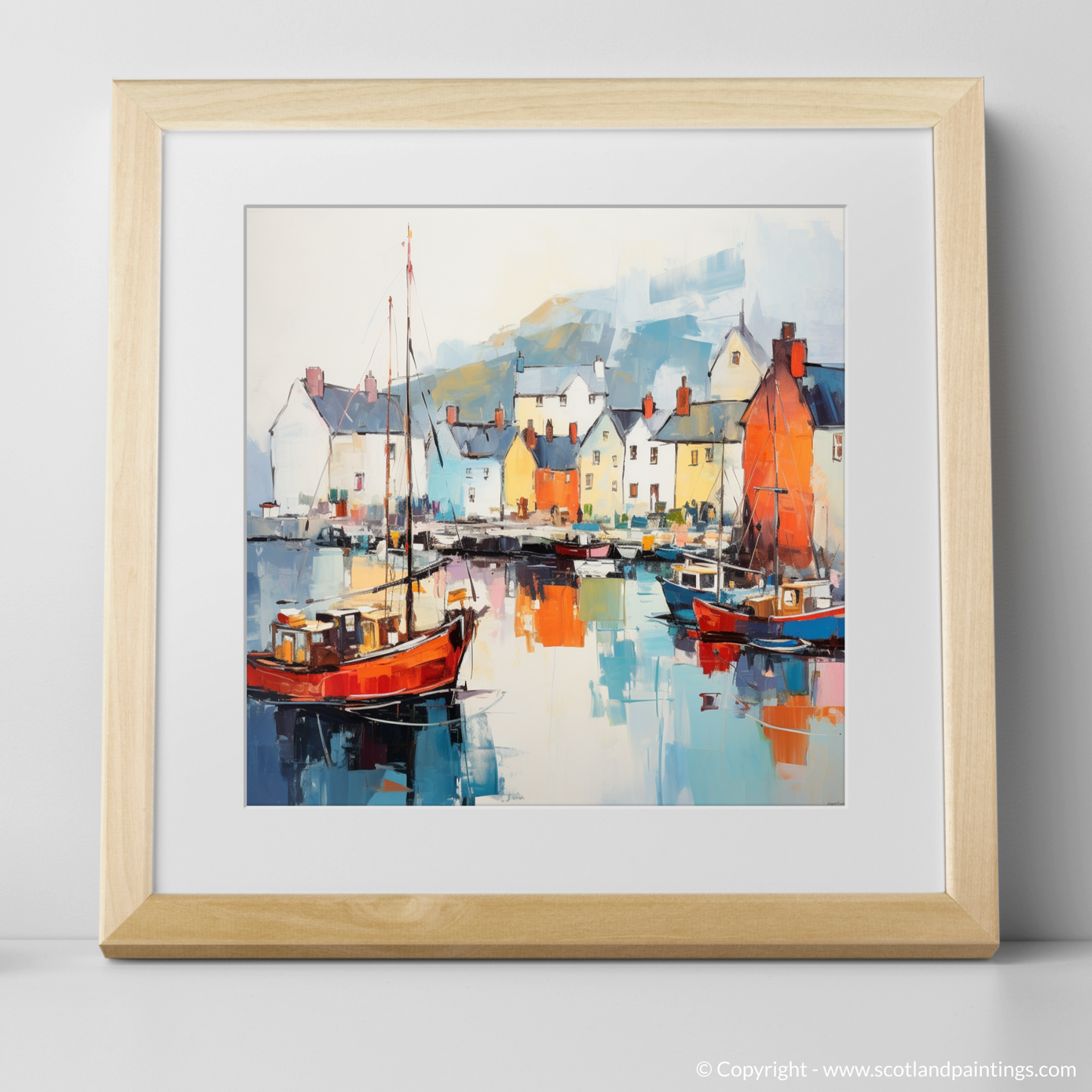 Harbour Hues: An Abstract Ode to Portree