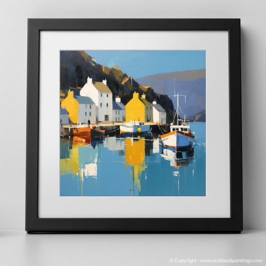 Serene Reflections of Portree Harbour