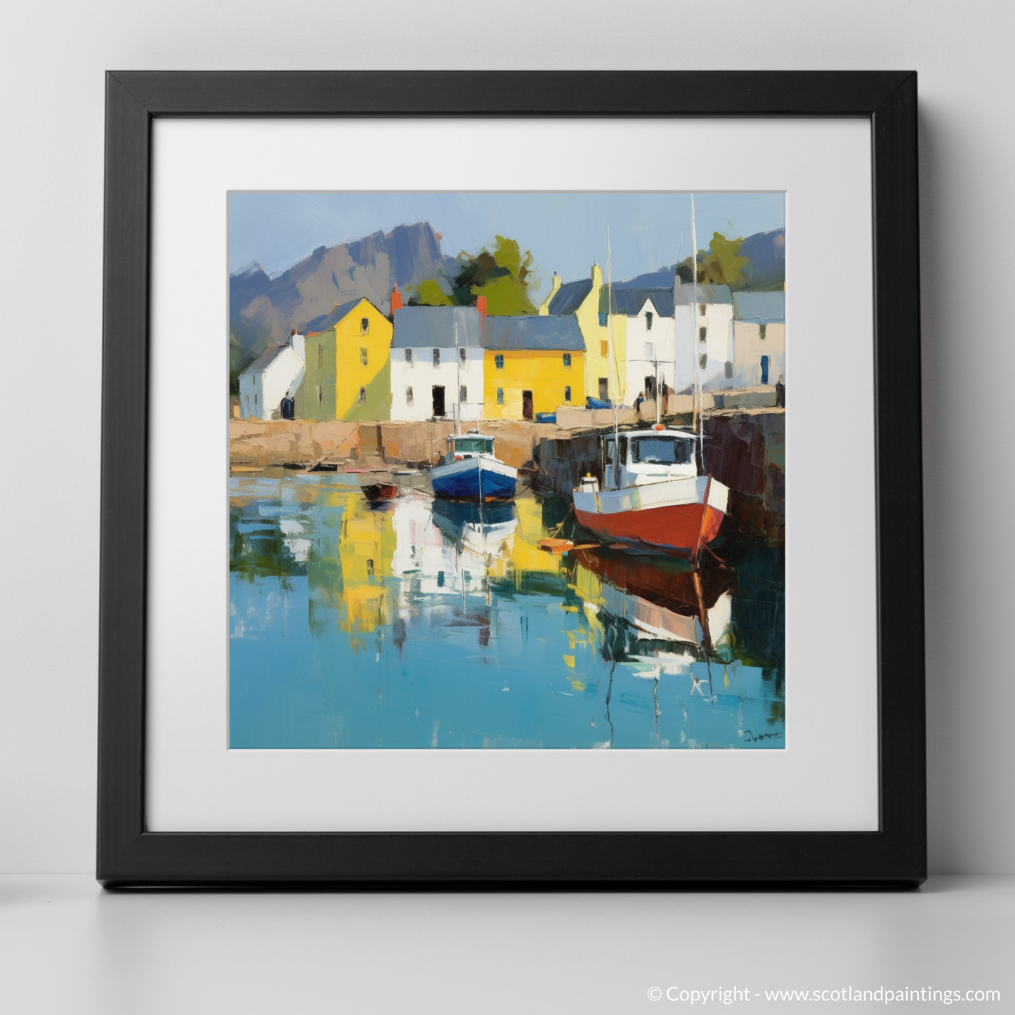 Portree Harbour: A Contemporary Scottish Tapestry