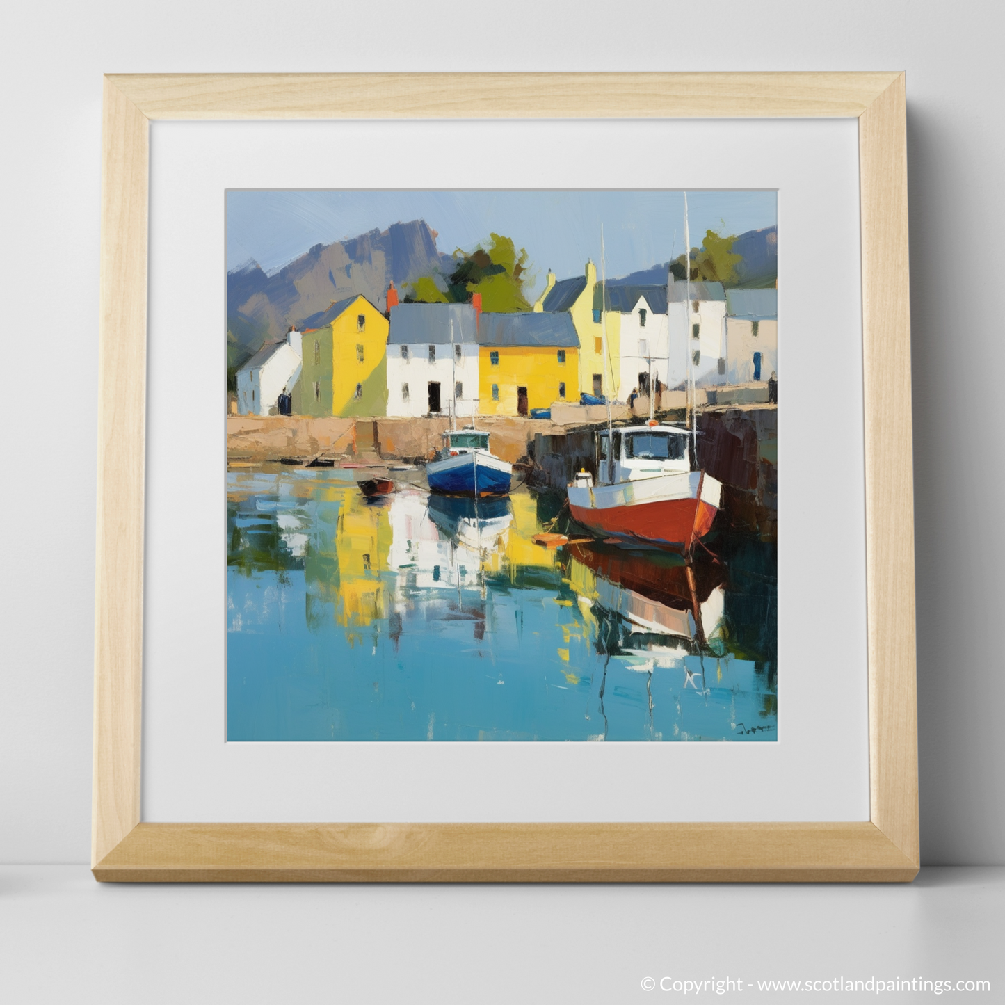 Portree Harbour: A Contemporary Scottish Tapestry