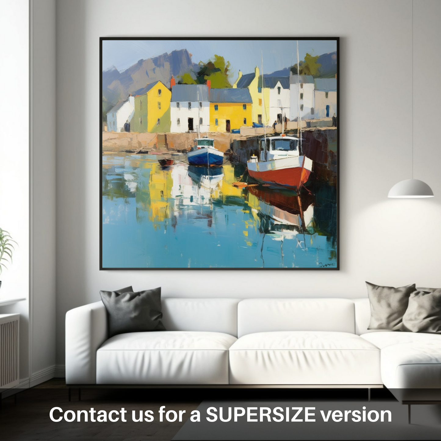 Portree Harbour: A Contemporary Scottish Tapestry