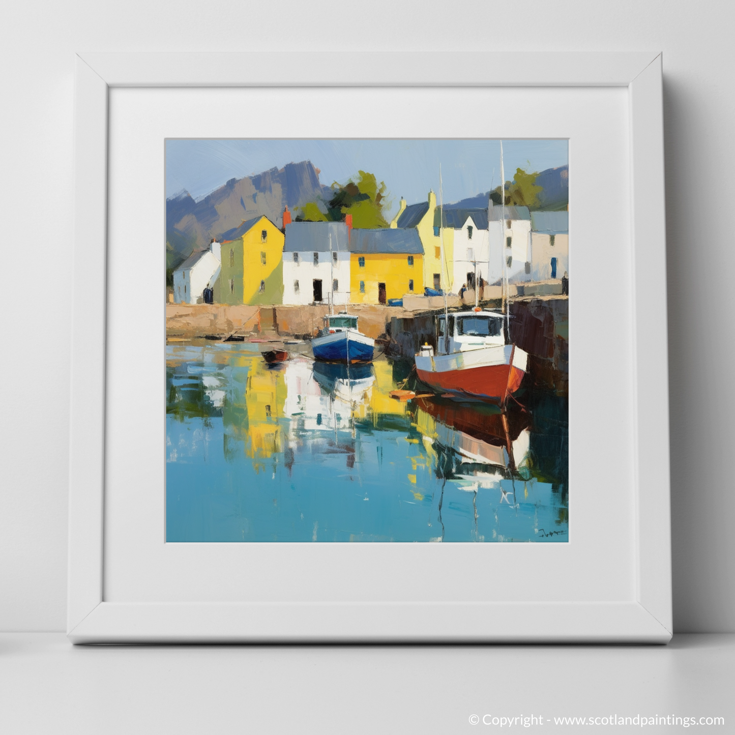 Portree Harbour: A Contemporary Scottish Tapestry