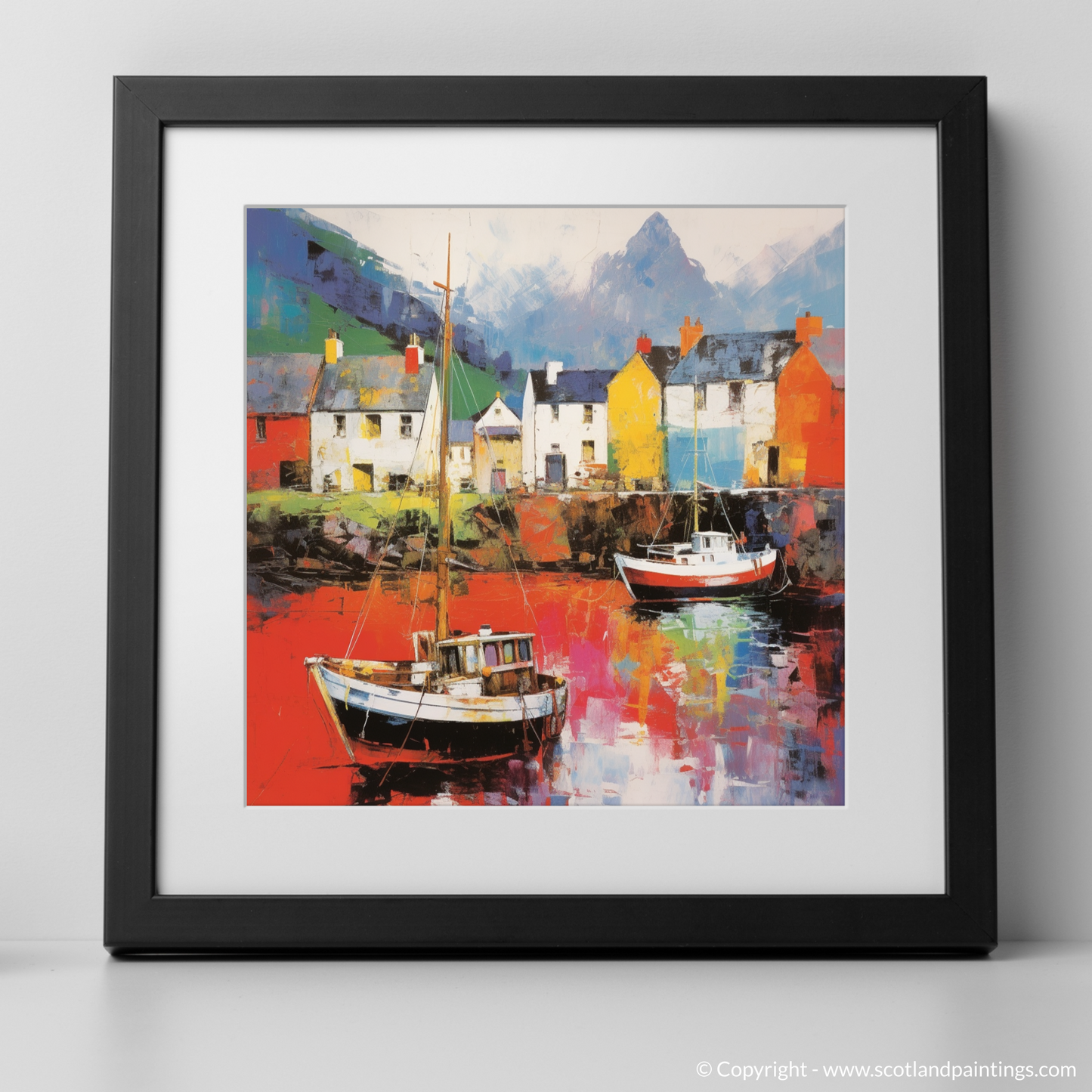 Vibrant Voyage at Portree Harbour