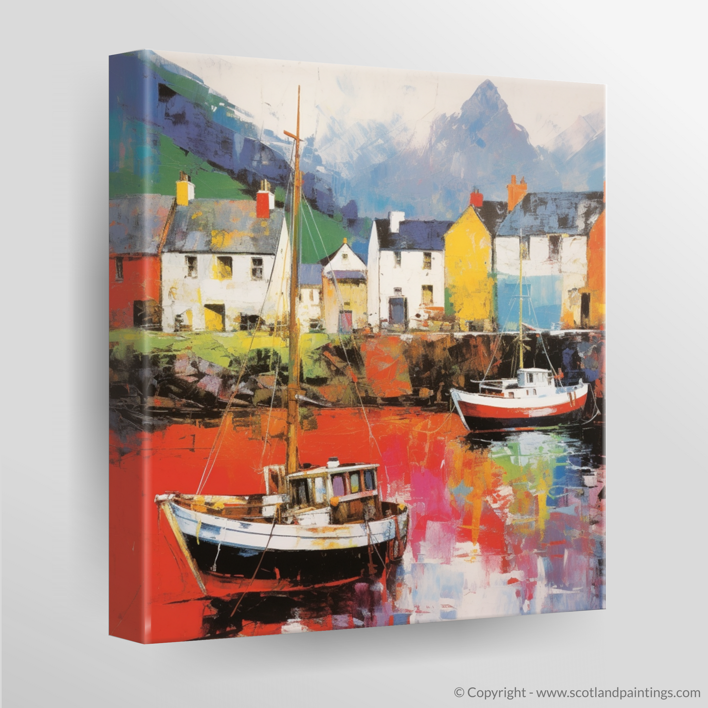 Vibrant Voyage at Portree Harbour