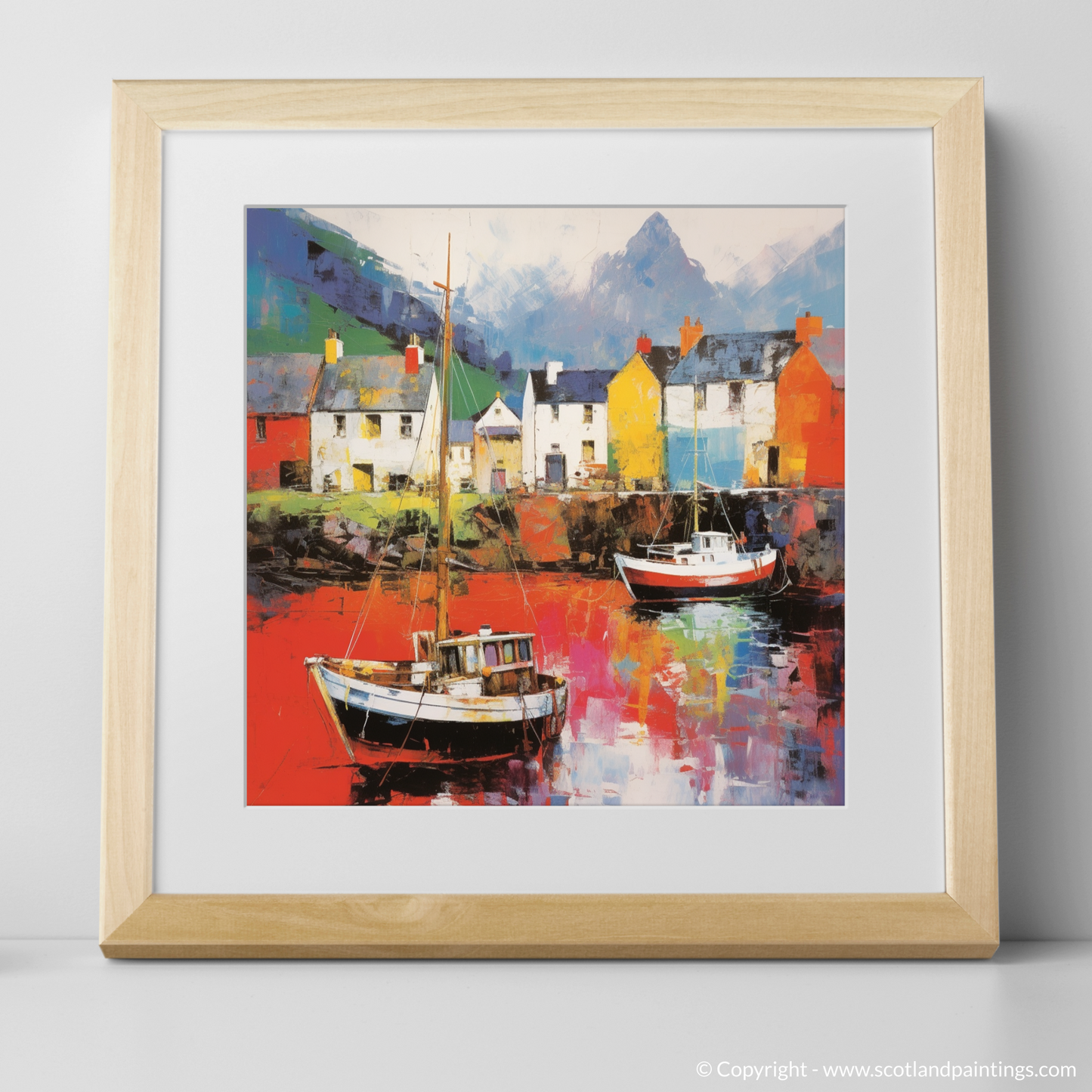 Vibrant Voyage at Portree Harbour