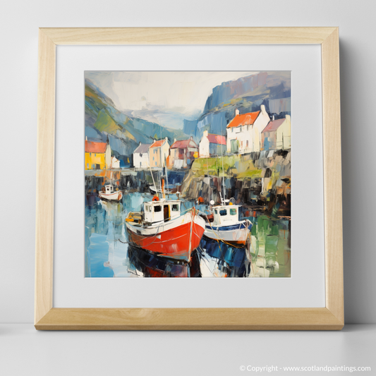 Portree Harbour's Abstract Symphony