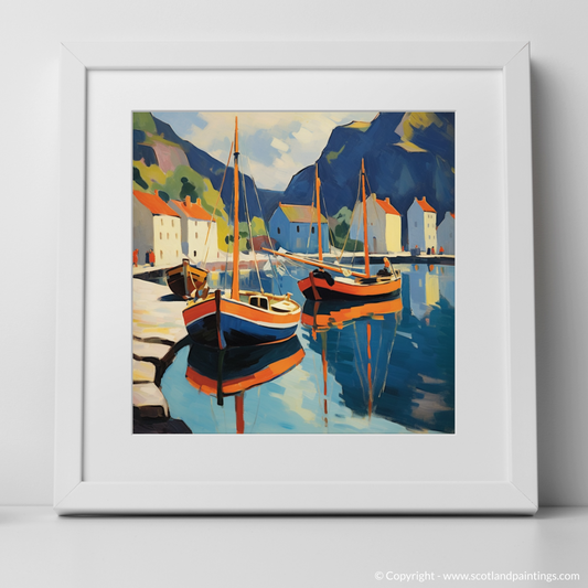 Fauvist Reflections of Portree Harbour