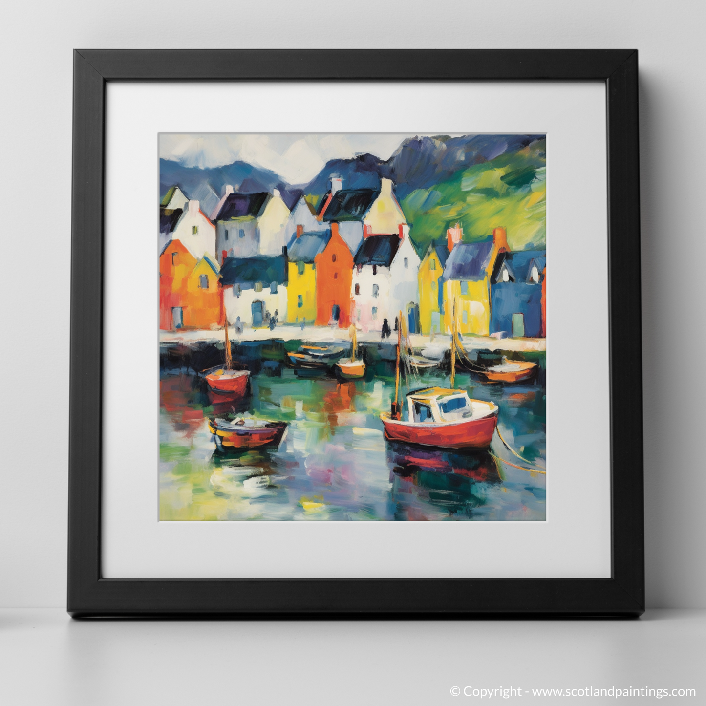 Fauvist Fervour at Portree Harbour