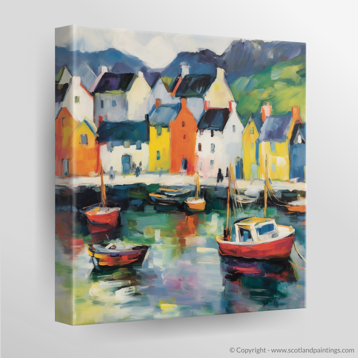 Fauvist Fervour at Portree Harbour