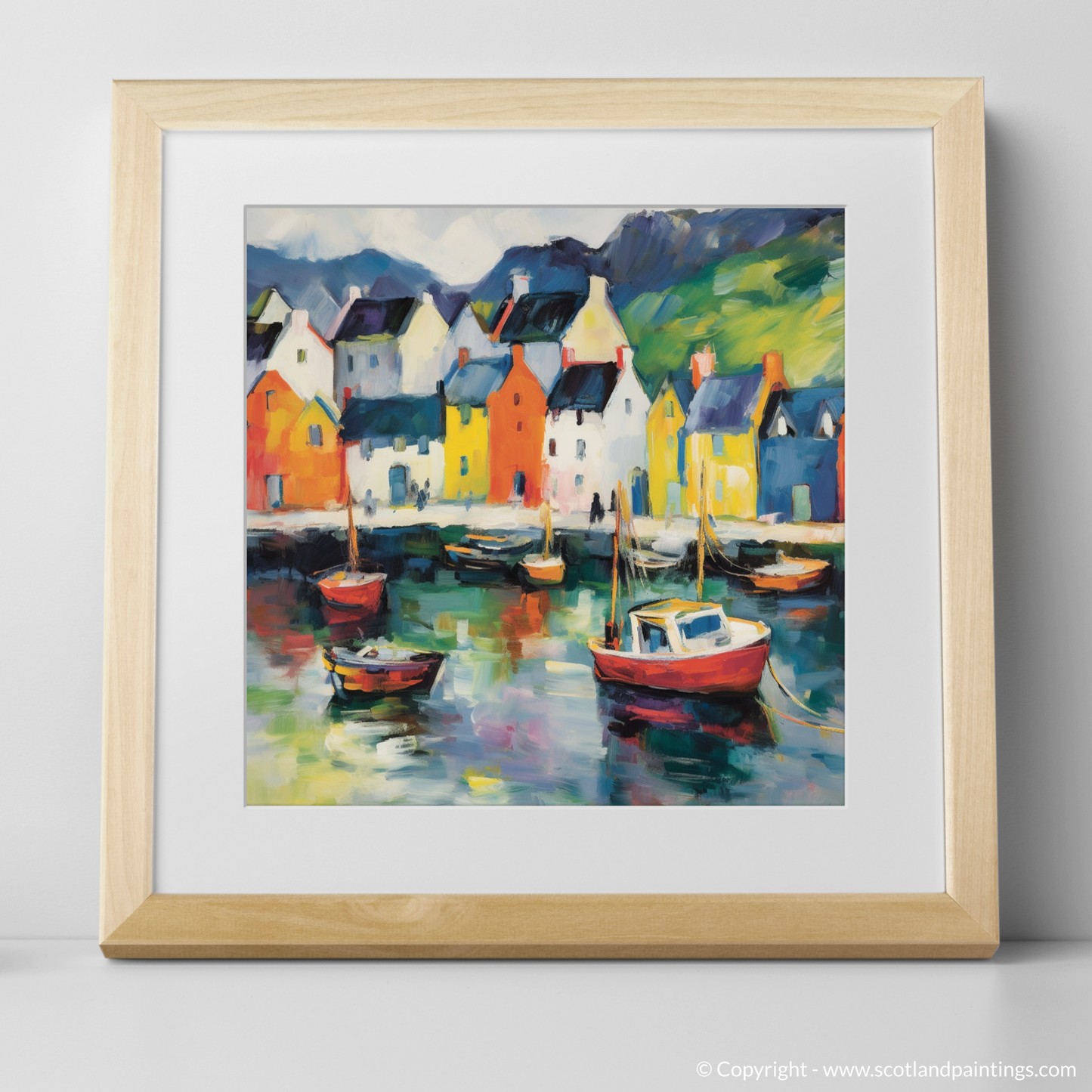 Fauvist Fervour at Portree Harbour