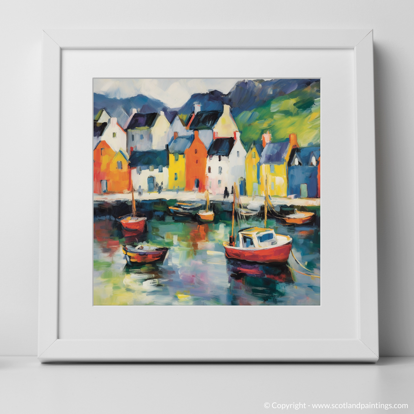 Fauvist Fervour at Portree Harbour