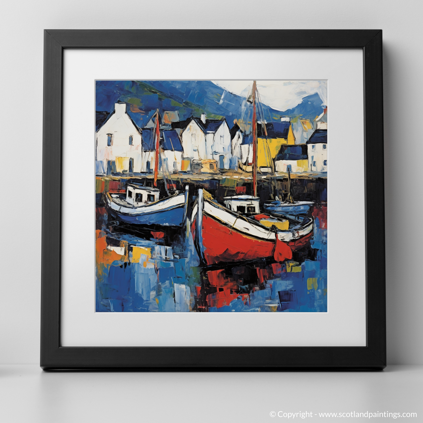 Abstract Portree: An Energetic Ode to the Isle of Skye