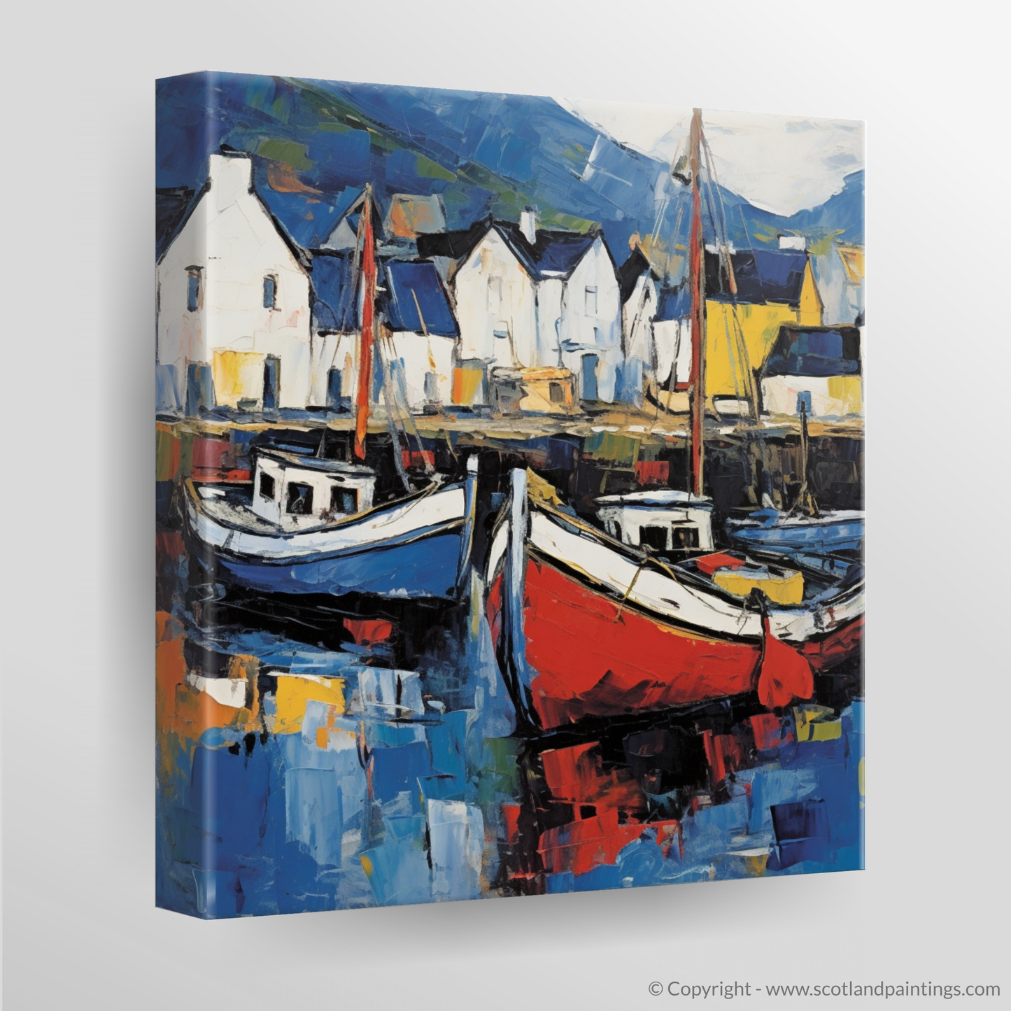 Abstract Portree: An Energetic Ode to the Isle of Skye