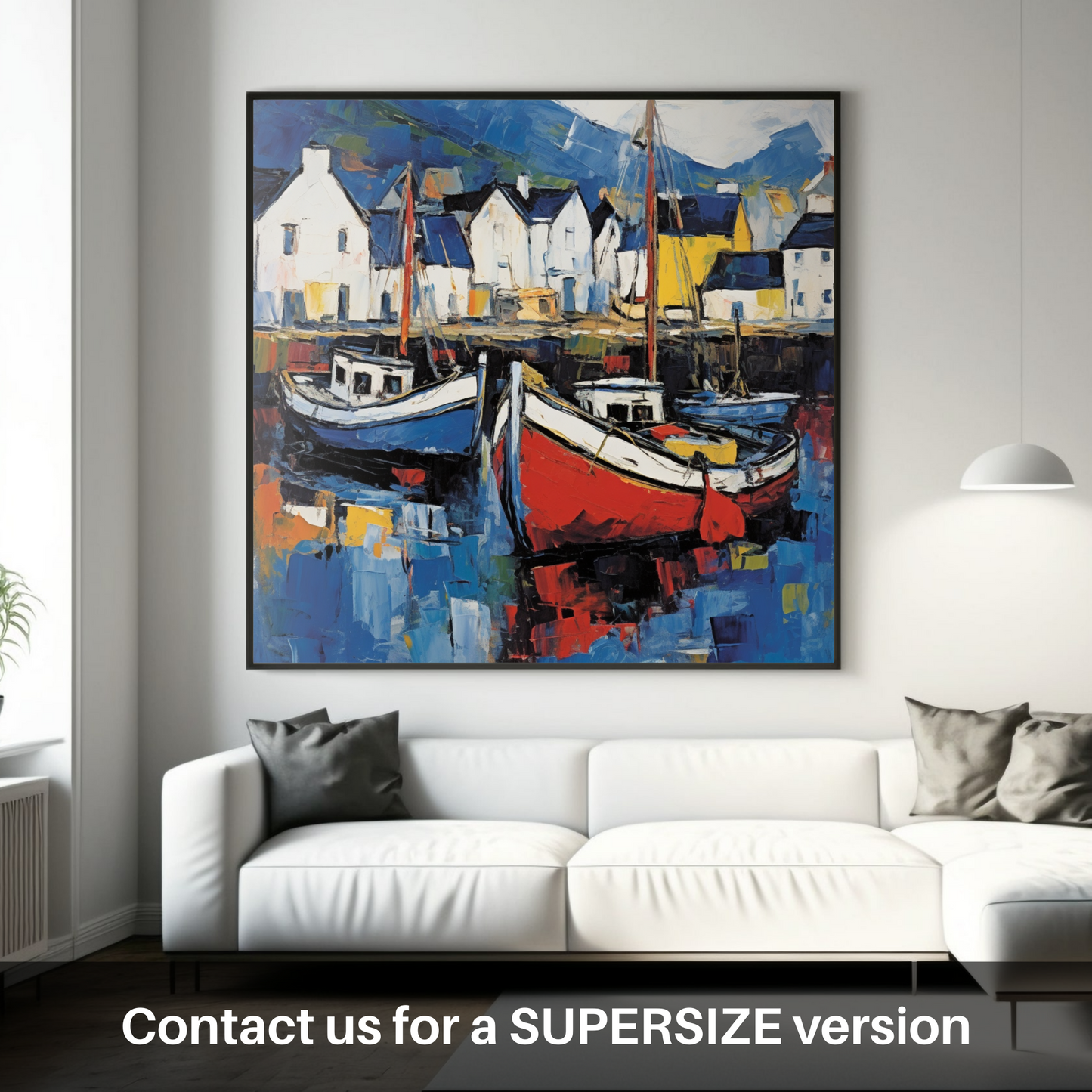 Abstract Portree: An Energetic Ode to the Isle of Skye