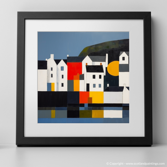 Portree Harbour Essence: A Minimalist Scottish Coastal Marvel