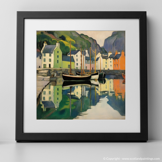 Art Nouveau Elegance of Portree Harbour