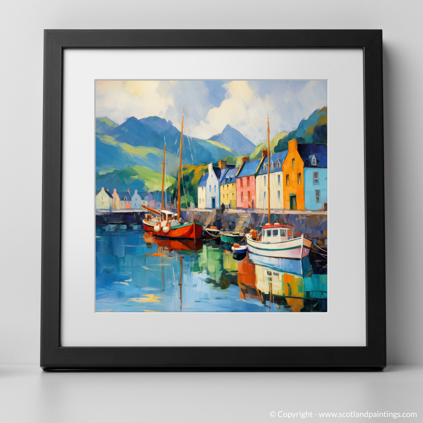 Fauvist Rhapsody of Portree Harbour