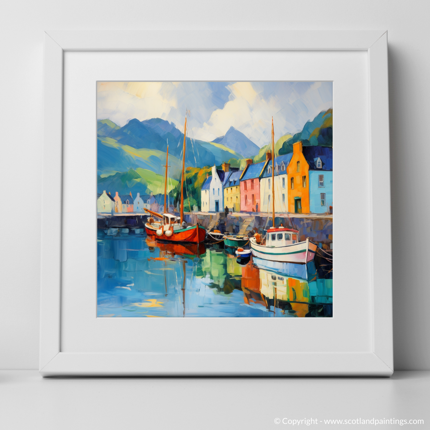 Fauvist Rhapsody of Portree Harbour