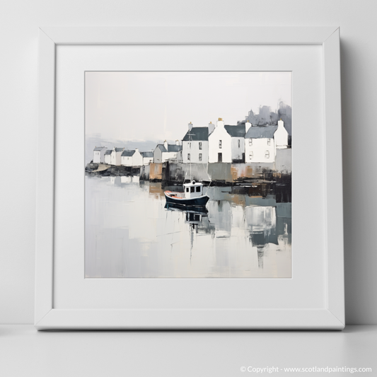 Portree Harbour's Serene Reflection