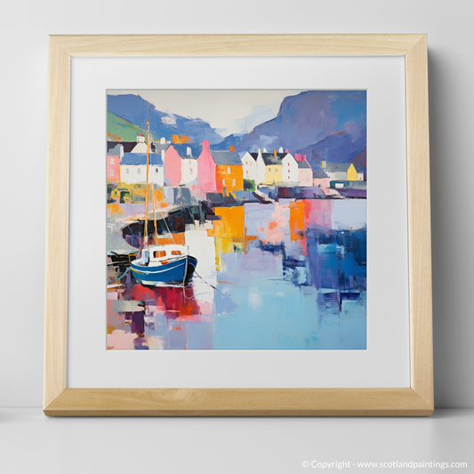 Portree Harbour Serenity: A Colour Field Tribute